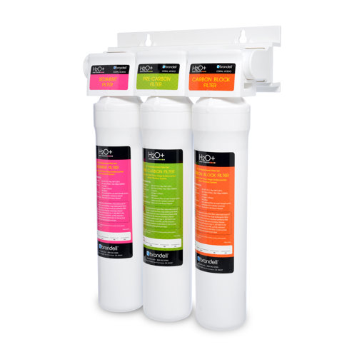 Brondell H2O+ Coral ThreeStage Undercounter Water Filter System